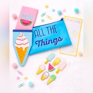 FREE W/$20 Purchase- Colorful Fruit And Ice Cream Fun  Party Set